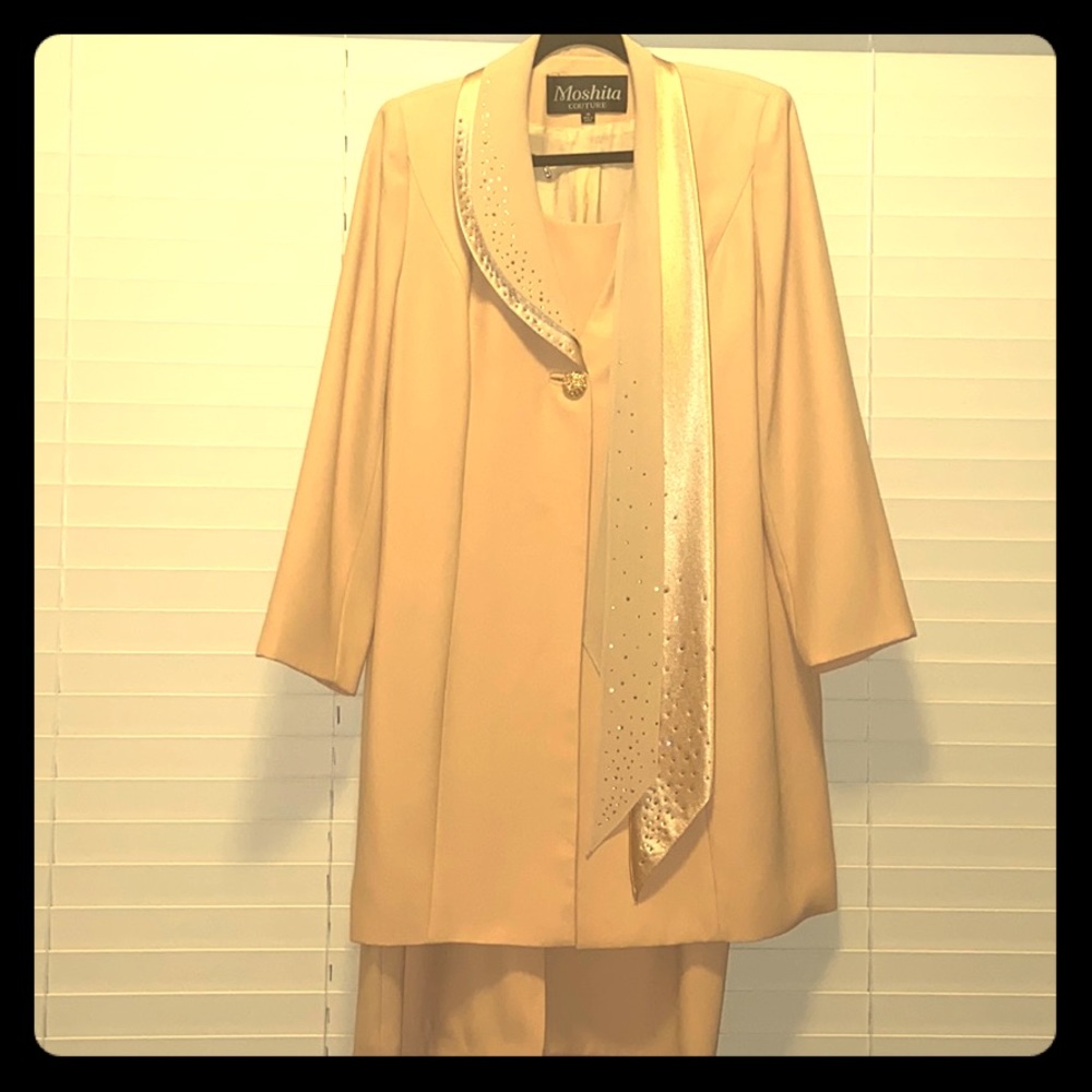 Tan/Gold Suit